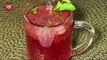 Refreshing Summer Drink | Rooh Afza Lemon Drink | Rose Mojito | Summer Mocktail Recipes