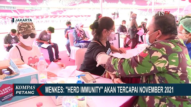 Menkes: Herd Immunity akan Tercapai November 2021