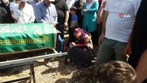 Karnındaki bebeği ile ölen genç kadının toprağa verildi