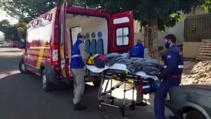 Homem de 55 anos é socorrido pelo Corpo de Bombeiros no Bairro Floresta