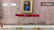 Euro2020, la Gioconda tifa Italia: le nuove opere dello street artist TvBoy in onore degli azzurri