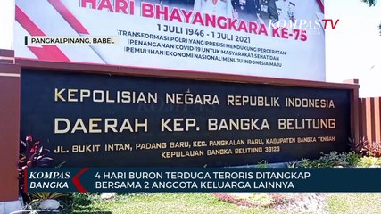 Empat Hari Buron, Terduga Teroris Ditangkap Bersama 2 Kerabatnya
