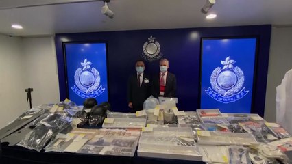 홍콩 경찰, 10대 6명 낀 폭탄테러 기도 용의자 9명 체포 / YTN