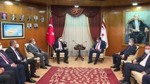 LEFKOŞA - KKTC Başbakanı Saner, Cumhurbaşkanlığı Dijital Dönüşüm Ofisi Başkanı Koç'u kabul etti