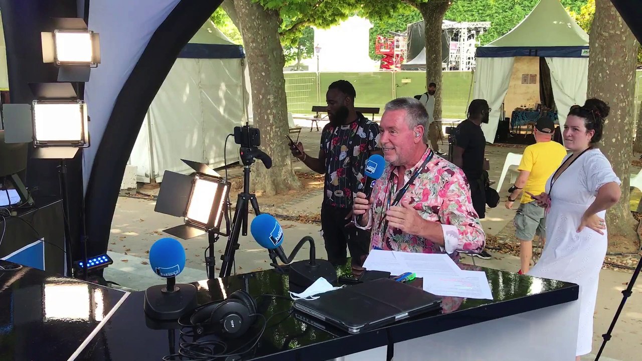 Black M en direct sur France Bleu Hérault, les Nuits du Peyrou