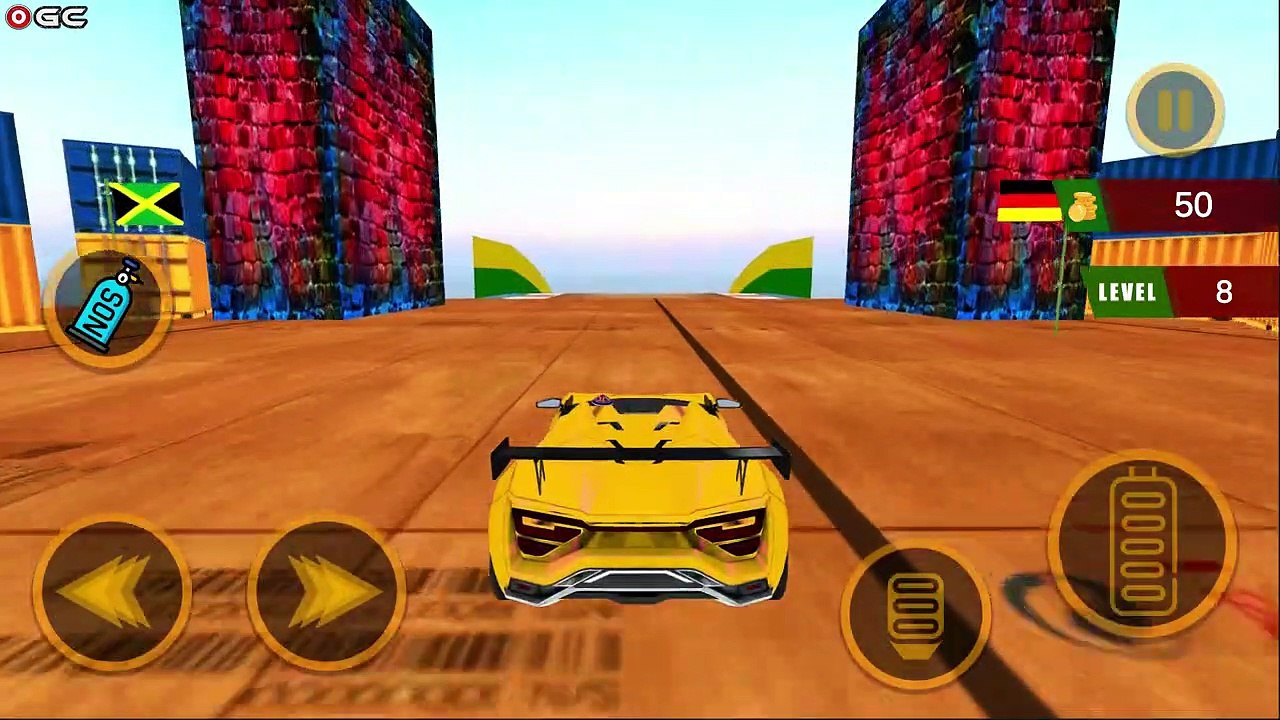Ramp Stunt Car Driving Games - Impossible Mega Ramp Car Racing - Android Gameplay #2