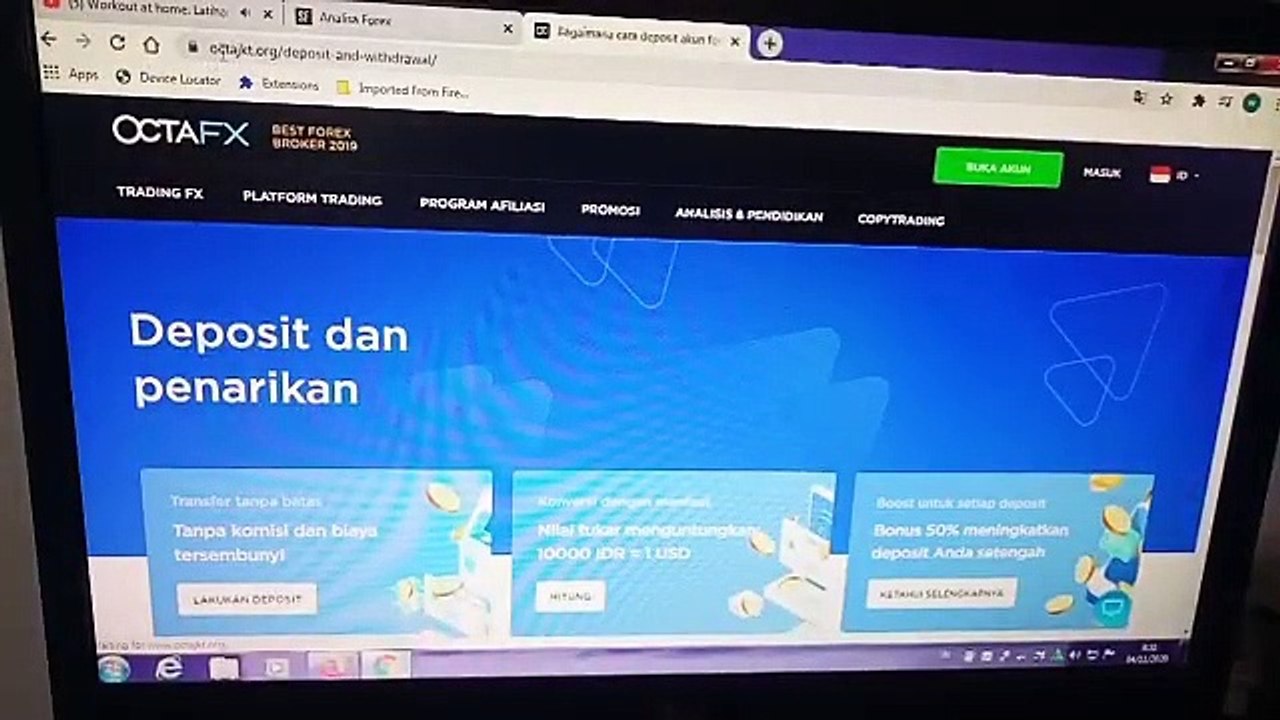 How to signup, deposit, withdrawal octafx trading account