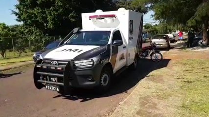 IML chega na residência no Bairro Paulo Godoy onde homem entrou em óbito nesta madrugada