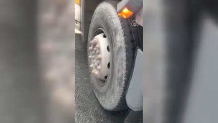 Küçükçekmece'de beton pompasının altında kalan kadın ağır yaralandı