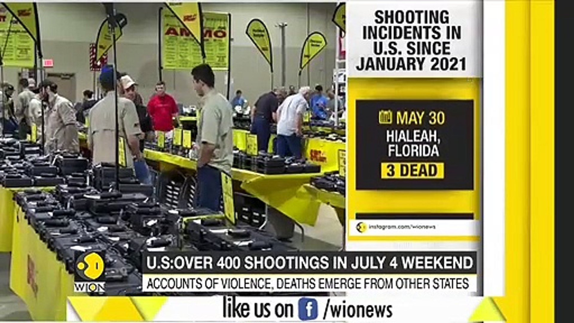 At least 150 people died in shootings across the US over Fourth of July weekend _Latest English News