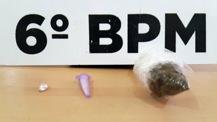 PM detém homem com drogas e bicicleta receptada, no Melissa