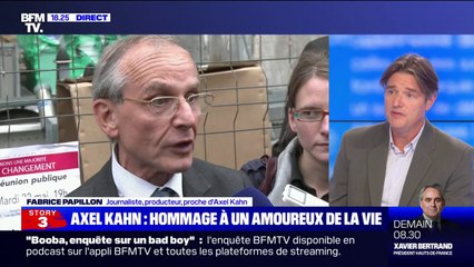 Fabrice Papillon rend hommage à Axel Kahn: "Il nous a préparés à l'inéluctable en nous demandant de rester dignes"