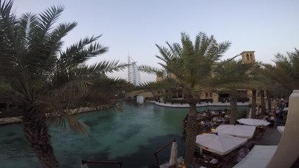 غروب الشمس في مدينة جميرا