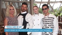 Katy Perry and Orlando Bloom Pose With Sophie Turner and Joe Jonas at Louis Vuitton Event