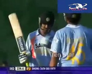 Dhoni 61 vs Srilanka 2009 _ MSD match winning half century