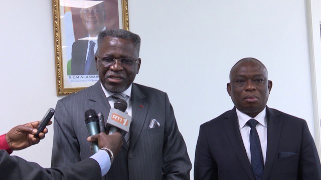 Le Ministre de la Réconciliation Nationale, Konan Kouadio Bertin reçoit l'ambassadeur d'Angola