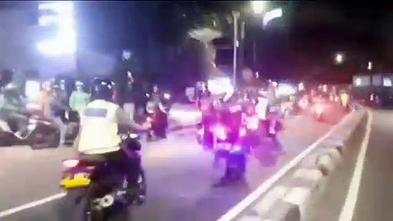 Bentrok Ojol dan Mata Elang di Mangga Besar Dibubarkan Polisi