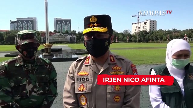 Khofifah Bersama Kapolda dan Pangdam Pantau Udara PPKM Darurat di Jatim