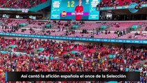 Así cantó la afición española el once de la Selección