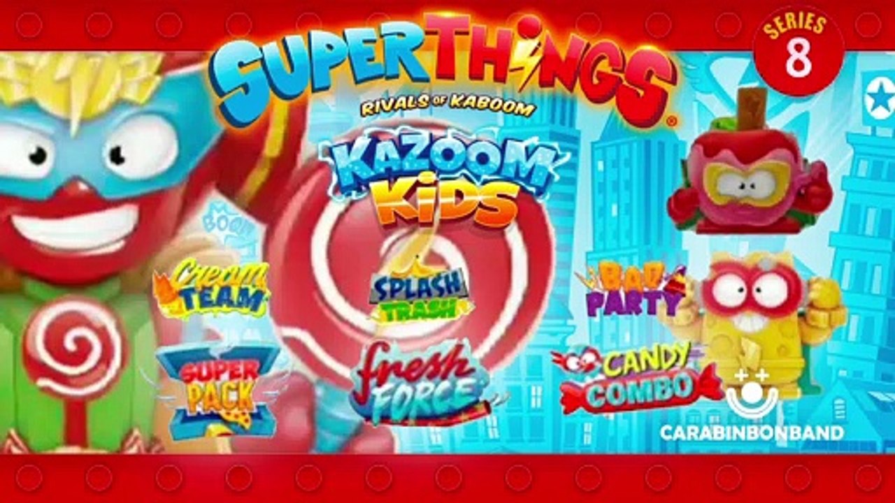 SUPERTHINGS SERIES 8 EQUIPOS - SUPERZINGS KAZOOM KIDS TEAMS - By CARA BIN BON BAND