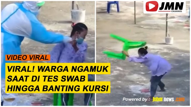 REPORTASE - VIRAL! WARGA NGAMUK SAAT TES SWAB HINGGA BANTING KURSI