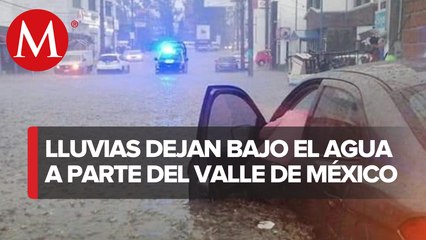 Fuerte tormenta y granizada provoca caos en Atizapán, Naucalpan y Tlalnepantla
