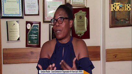 Òganizasyon Kri Fanm Ayiti akonpanye ansyèn detni deplase matisan ak fontamara ki te loje nan sant