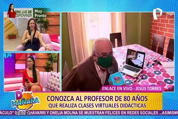 Conoce la historia del profesor de 80 años que dicta clases virtuales didácticas