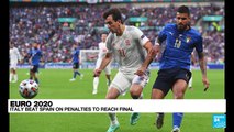 Euro 2021: Italy beat Spain on penalties to reach final