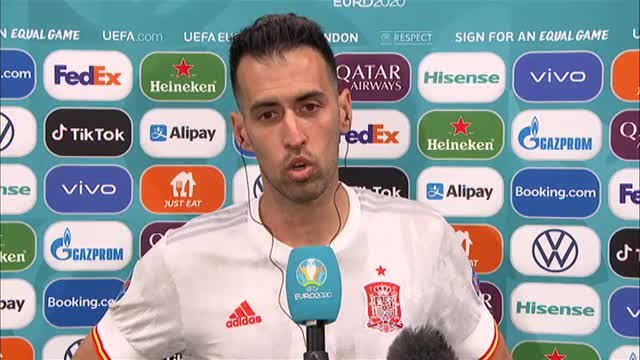 Busquets: Es una pena creo que el fútbol no ha sido justo con nosotros