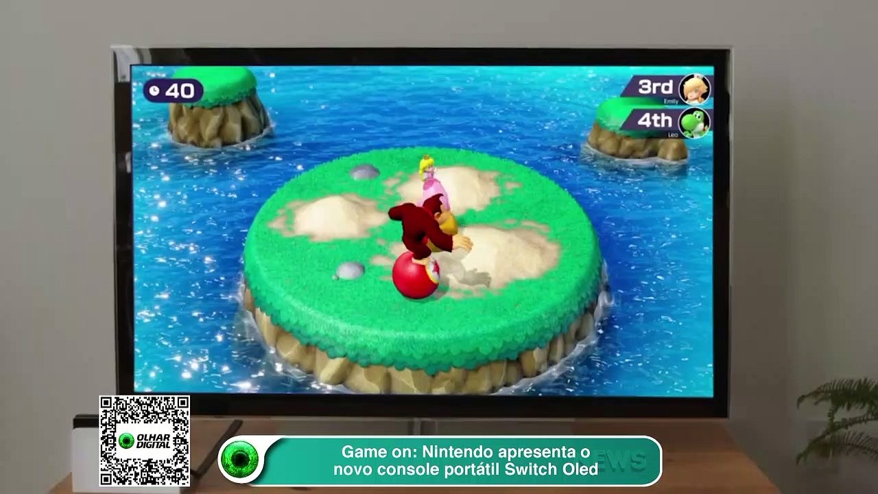 Game on- Nintendo apresenta o novo console portátil Switch Oled