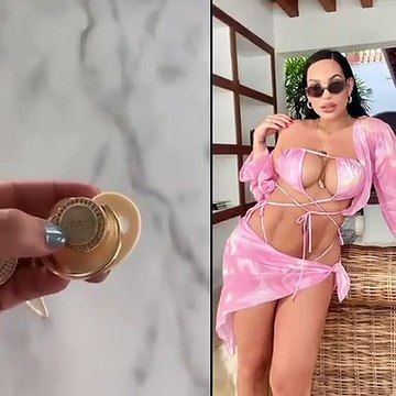 El chupo con piedras preciosas que Andrea Valdiri mandó a hacer para su hija