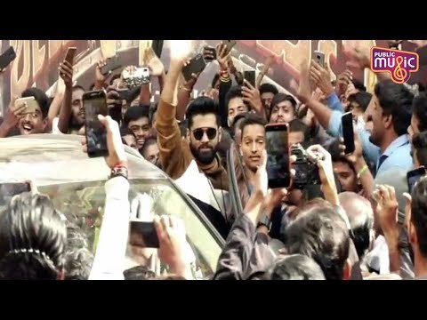 Rakshit Shetty & Shanvi Srivastava Arrive At Santosh Theater To Watch Avane Srimannarayana With Fans