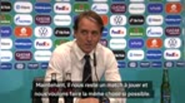 Demies - Mancini : Il nous reste un match à jouer