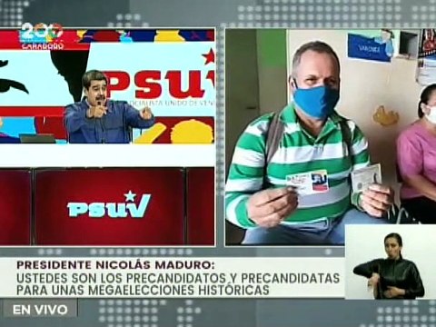 Más de 2 millones 500 mil líderes UBCH postularon a los precandidatos rumbo a las primarias del PSUV