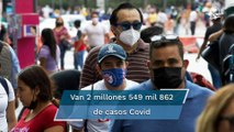 México acumula 233 mil 958 muertes por Covid-19
