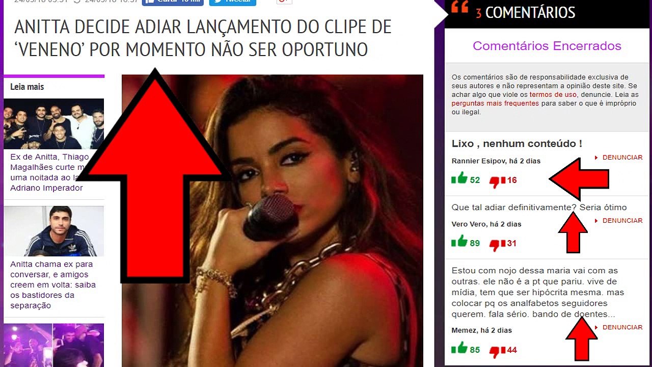 Vídeo excluido do youtube por causa de diretrizes ! Só postei um monte de artistas querendo derrubar um governo e que foi postado em rede social