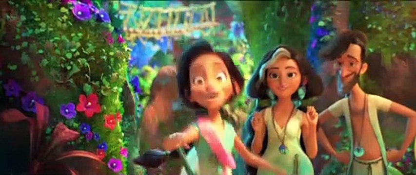 Les Croods 2 Une Nouvelle Ère Film Extrait - Guy et Eep rencontrent Aurore