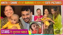 Anita Hassanandani Shares Son Aaravv First Mundan Pictures | Celebs Shower Love