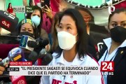 Keiko Fujimori a Sagasti: “El partido no ha terminado y aún no hay un ganador”