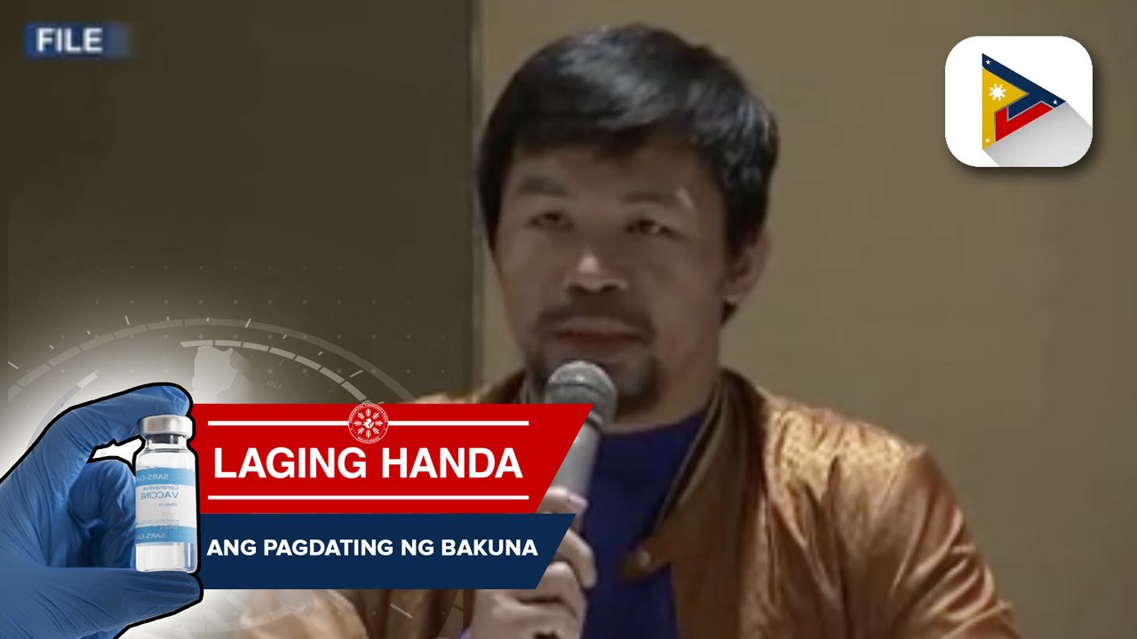 Pangulong Duterte at Sen. Bong Go, suportado pa rin si Sen. Manny Pacquiao sa nalalapit  nitong boxing match susunod na buwan