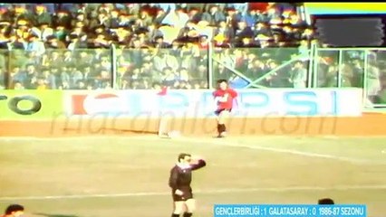 Gençlerbirliği 1-0 Galatasaray [HD] 15.02.1987 - 1986-1987 Turkish 1st League Matchday 23