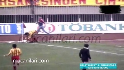 Galatasaray 4-0 Bursaspor [HD] 14.12.1985 - 1985-1986 Turkish 1st League Matchday 16