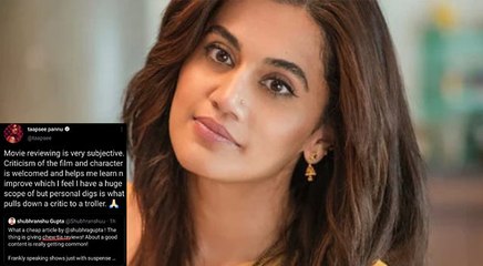 फिल्म हसीन दिलरुबा के निगेटिव रिव्यू से भड़कीं तापसी पन्नू, गाली वाले ट्वीट को किया रीट्वीट