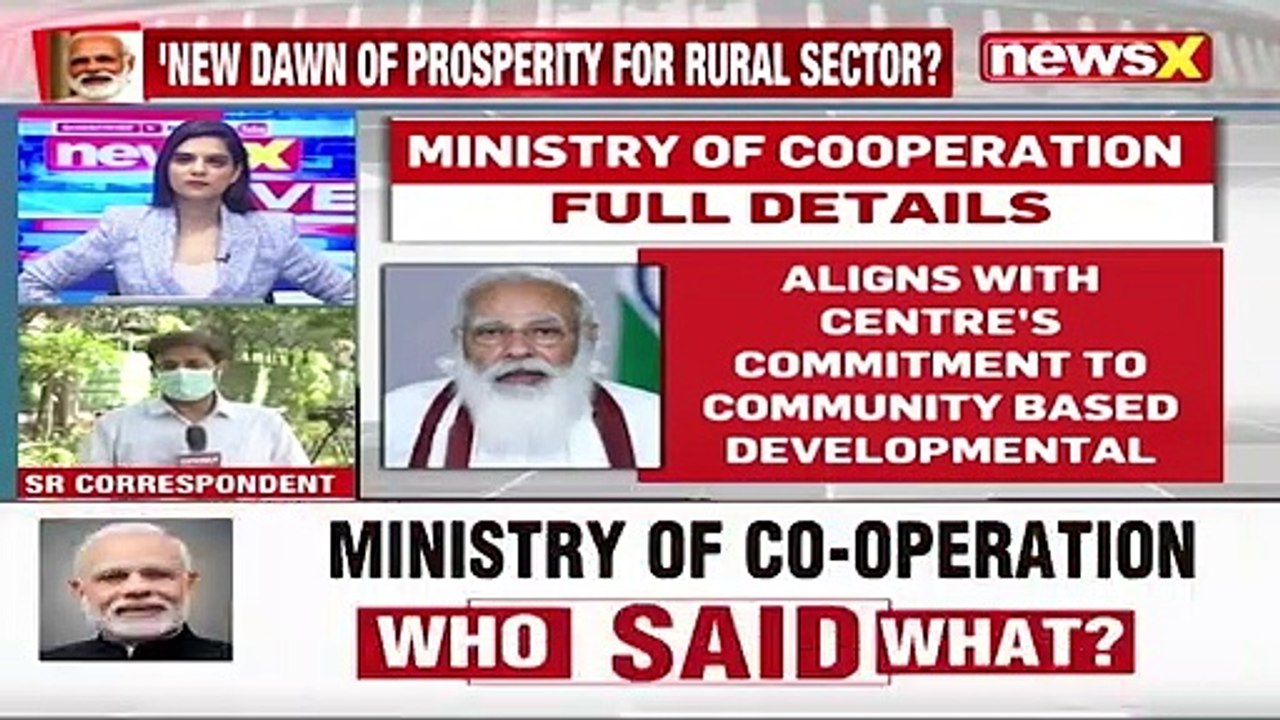 Centre Clears New Ministry Of Cooperation Move To Strengthen Cooperative Movement NewsX