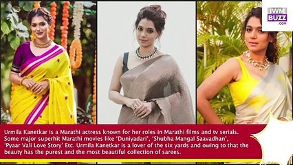 Urmila Kanetkar Flaunting Her Six Yards Of Pure Grace Collection