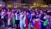İtalya Milli Takımı'nın EURO 2020'de finale çıkması Roma'da coşkuyla kutlandı