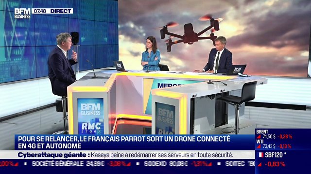 Henri Seydoux (Parrot) : Parrot sort un drone connecté en 4G et autonome - 07/07