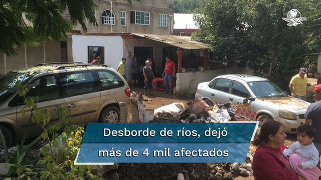 Tormenta deja 431 casas afectadas; reubican a pacientes