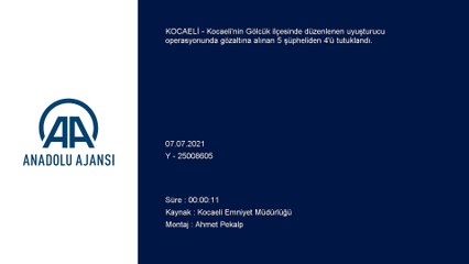KOCAELİ - Uyuşturucu operasyonunda yakalanan 4 şüpheli tutuklandı